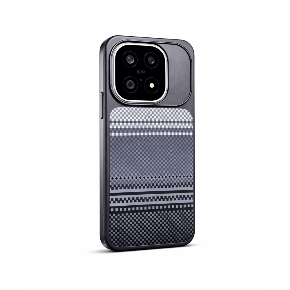 Black Carbon fiber pattern Matte Hard PC case for iQOO 15