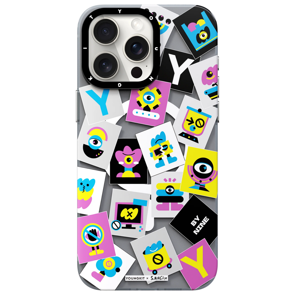 Youngkit colorful Eyes Magsafe case - iPhone 15 Pro