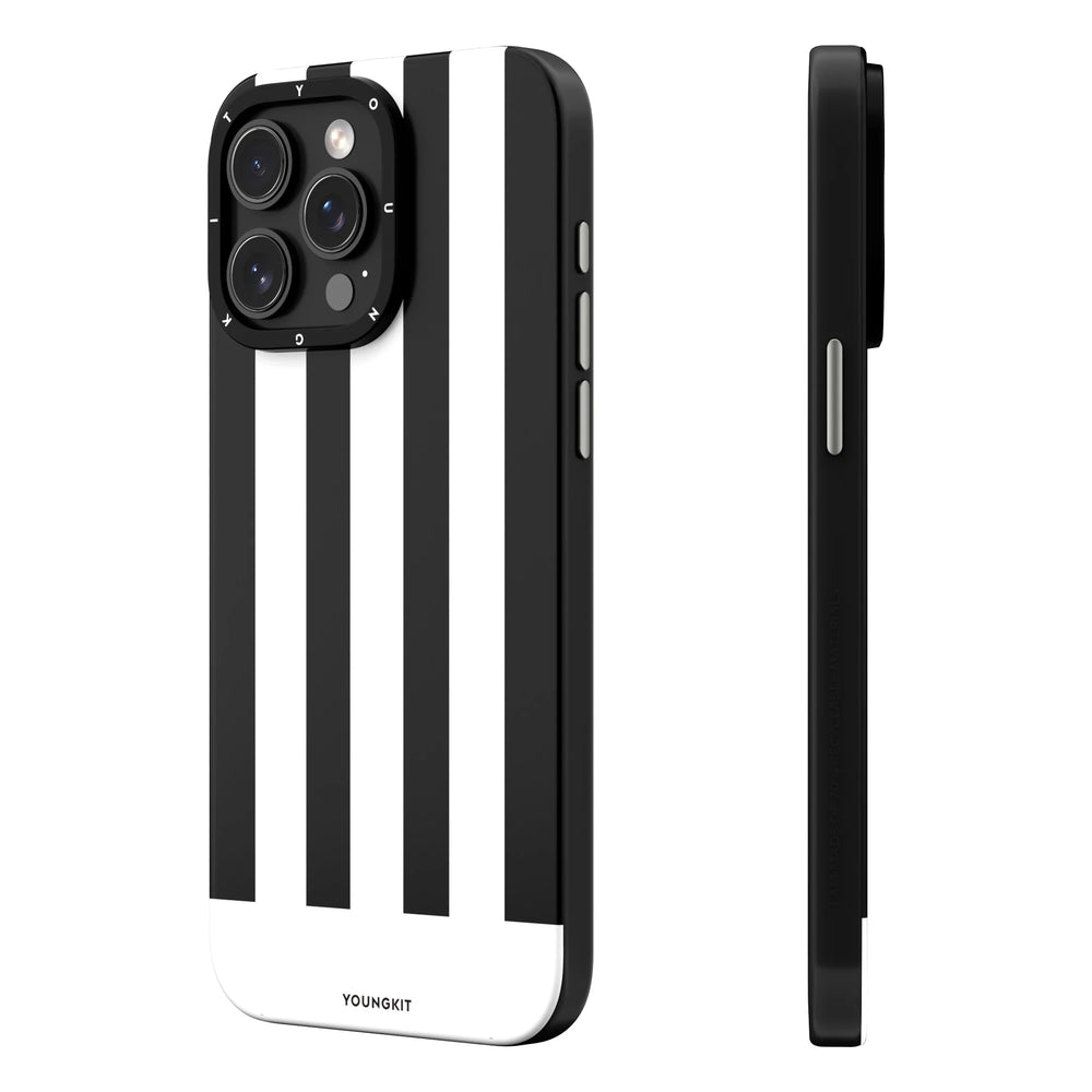 Youngkit Black Colorful Striped Piano Keys Magsafe case - iPhone 15 Pro