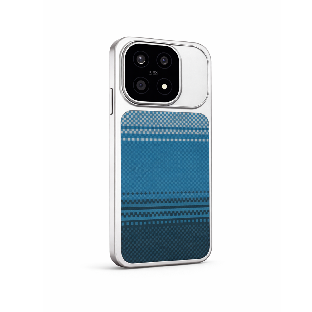 Blue Carbon fiber pattern Matte Hard PC case for iQOO 15