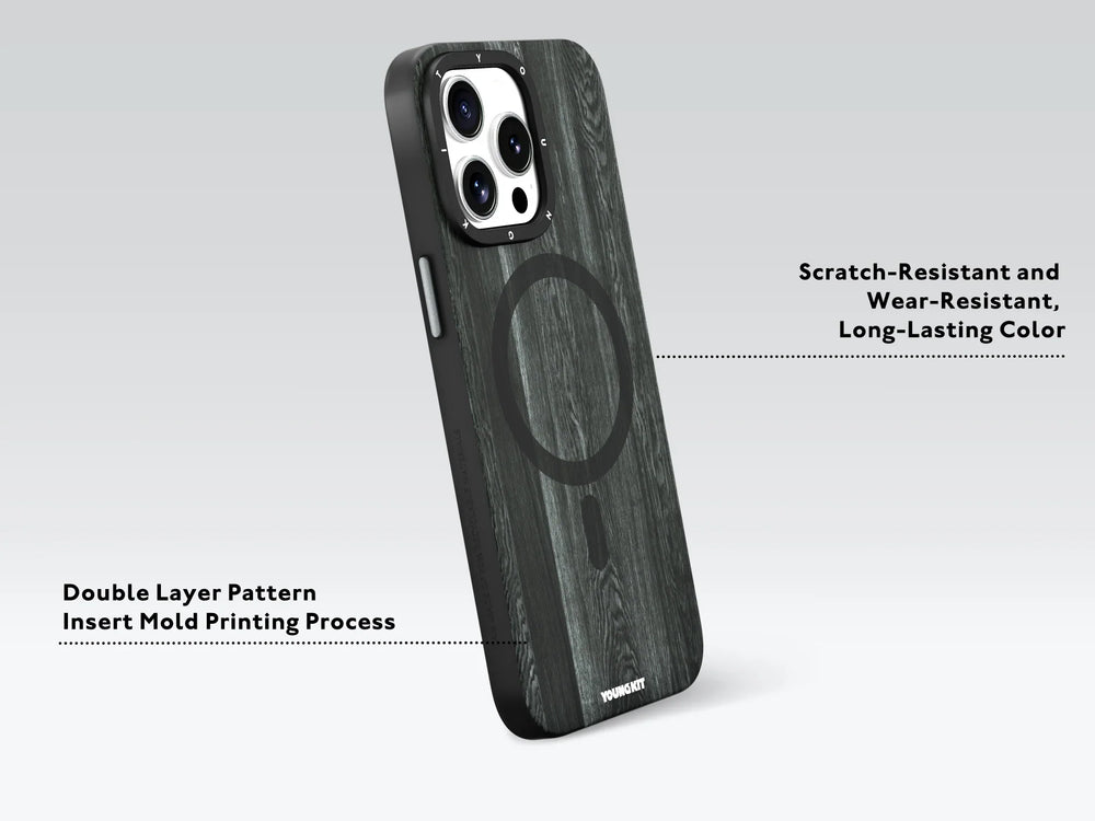 Youngkit Black woodland Magsafe case for iPhone 14 Promax