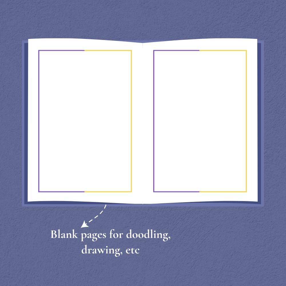 Friends Undated Planner | A5 size | 100 GSM Paper | 300+ Pages | Monthly & Yearly Trackers | Daily Schedules | Self-Discovery Activities | Budget Tracker - D3