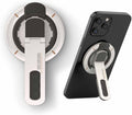 Pearl White - 360° Magnetic Rotating Phone Holder – Double-Sided Magnet