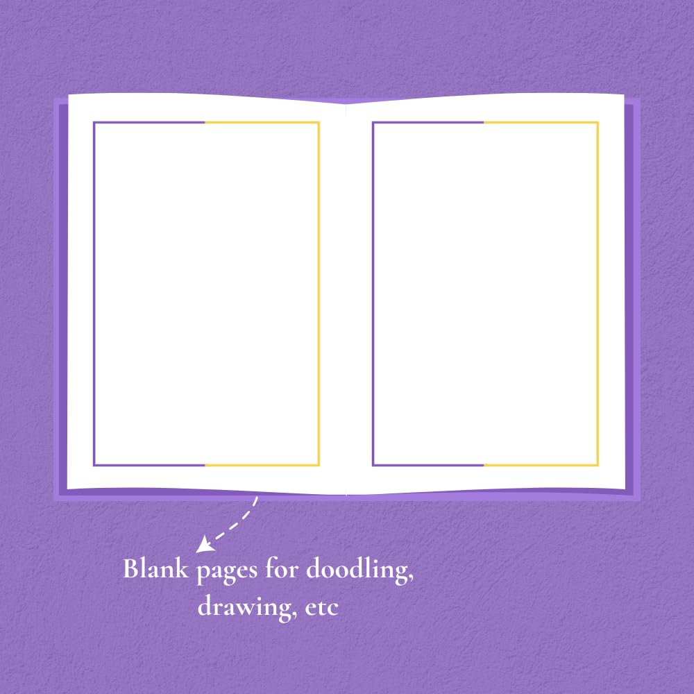 Friends Undated Planner | A5 size | 100 GSM Paper | 300+ Pages | Monthly & Yearly Trackers | Daily Schedules | Self-Discovery Activities | Budget Tracker - D2