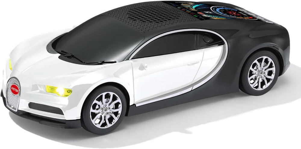 WS-660 Hypercar Bluetooth Speaker with LED Starry-Sky Display, Portable with HD Sound, LED Party Light, TWS Pairing, FM/USB/TF Playback, Built-in Mic