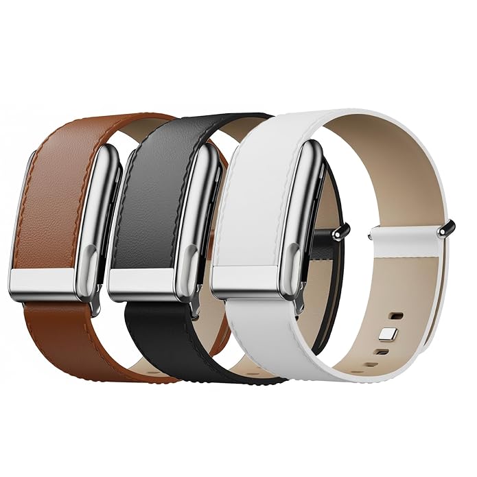 Whoop 5.0(One /Peak)- Leather Adjustable Replacement Band - Black (Strap only)