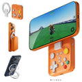 Orange M4 Snap-On Mobile Gaming Controller for Android & iPhone