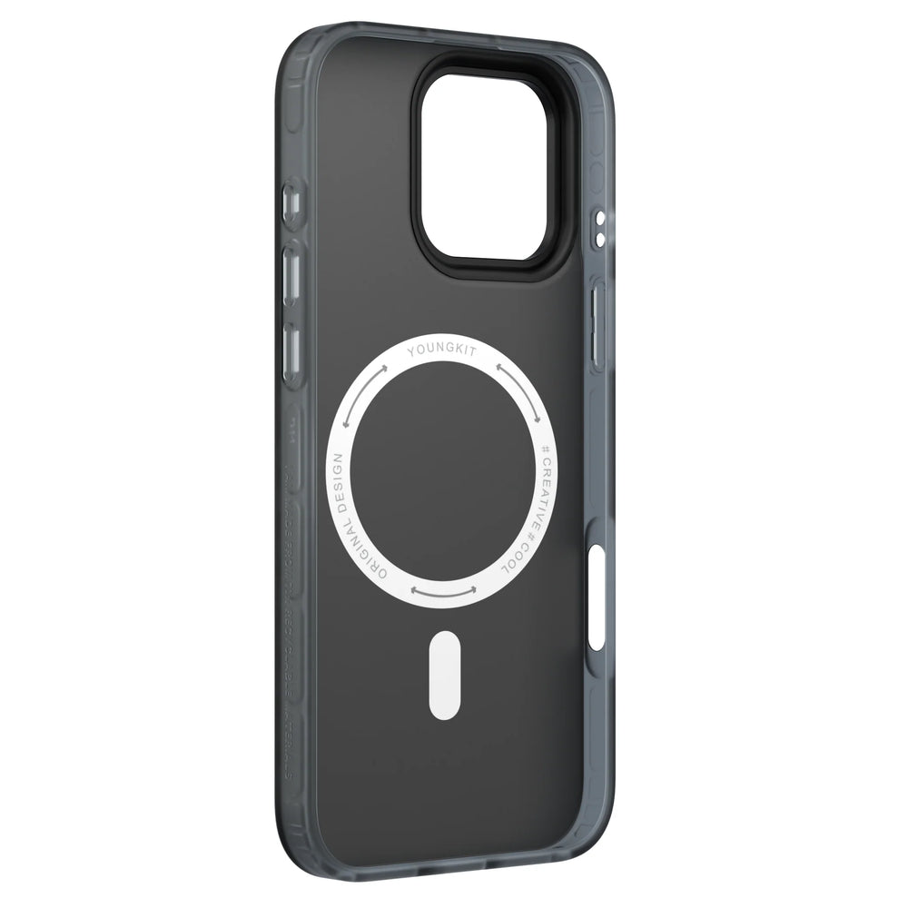 Youngkit True Black Color Luggage-Inspired case for iPhone 15 Pro