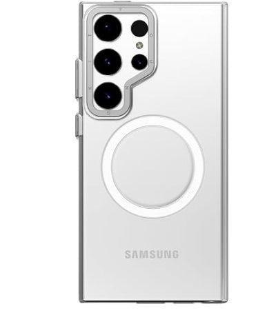 Youngkit Clear MagSafe Samsung Galaxy S25 Ultra Case - Silver