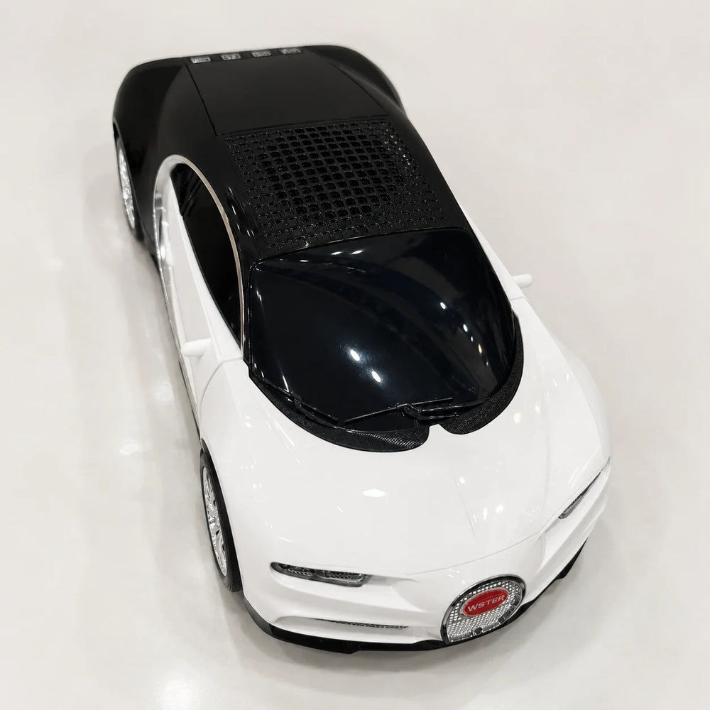 WS-660 Hypercar Bluetooth Speaker with LED Starry-Sky Display, Portable with HD Sound, LED Party Light, TWS Pairing, FM/USB/TF Playback, Built-in Mic