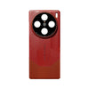 High-end Design Leather Color Clash Phone Case for Vivo X100 - Red