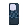 Ultra-thin Kevlar Pattern design case for iqoo Z9s - Blue Waves