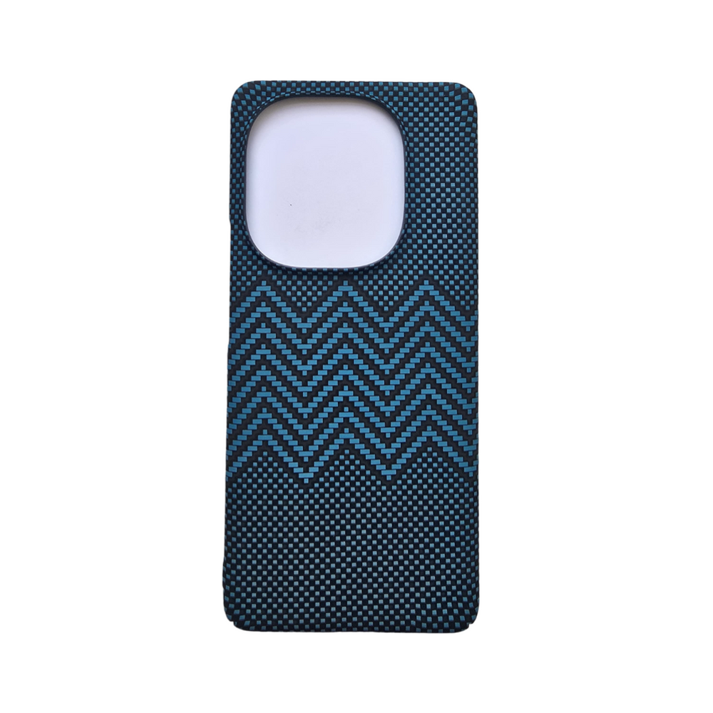 Ultra-thin Kevlar Pattern design case for iqoo Z9s - Blue Waves