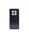 Ultra-thin Kevlar Pattern design case for Redmi Note 14 Pro - Black Sparkle Dots
