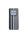 Ultra-thin Kevlar Pattern design case for Redmi Note 14 Pro+ -Grey Line
