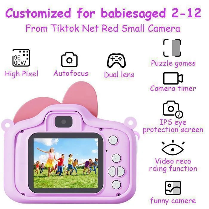 Small Rabbit Silicone Kids Camera - Purple