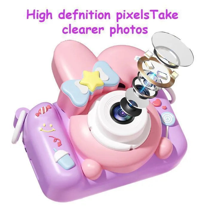 Small Rabbit Silicone Kids Camera - Purple