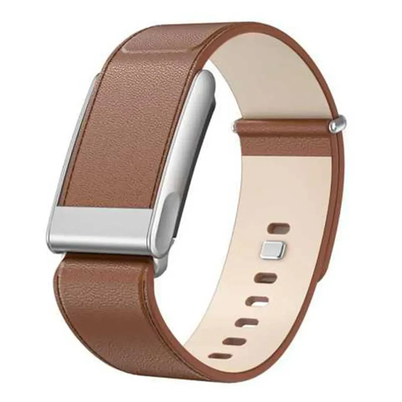 Whoop 5.0(One /Peak)- Leather Adjustable Replacement Band - Brown (Strap only)