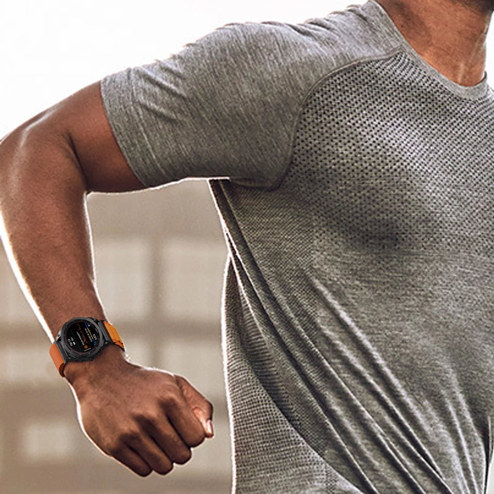 20 MM Orange Alpine loop Bands for Android Smartwatches