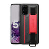 Black Wallet Case with Wristband Kickstand for Samsung S23 Ultra