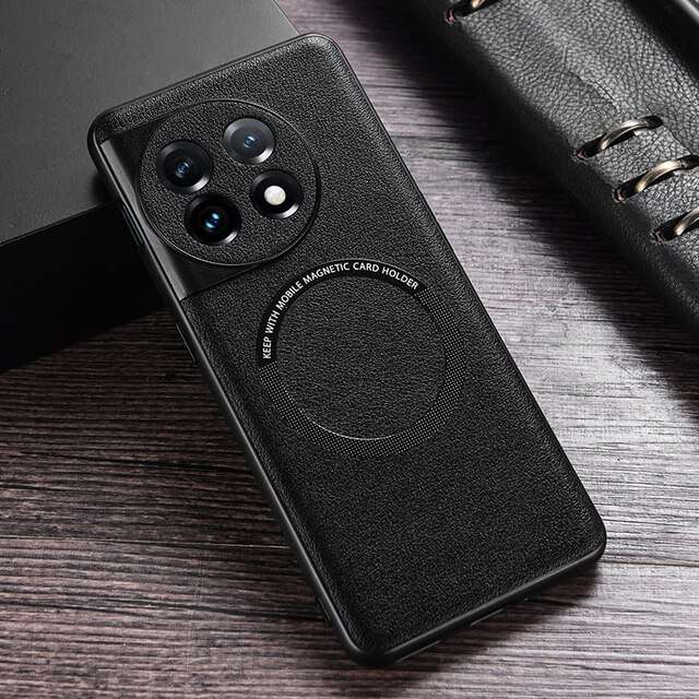 Black Slim Case with Magsafe Ring for One plus 11R