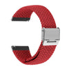 22 MM Red Adjustable Nylon Braided straps