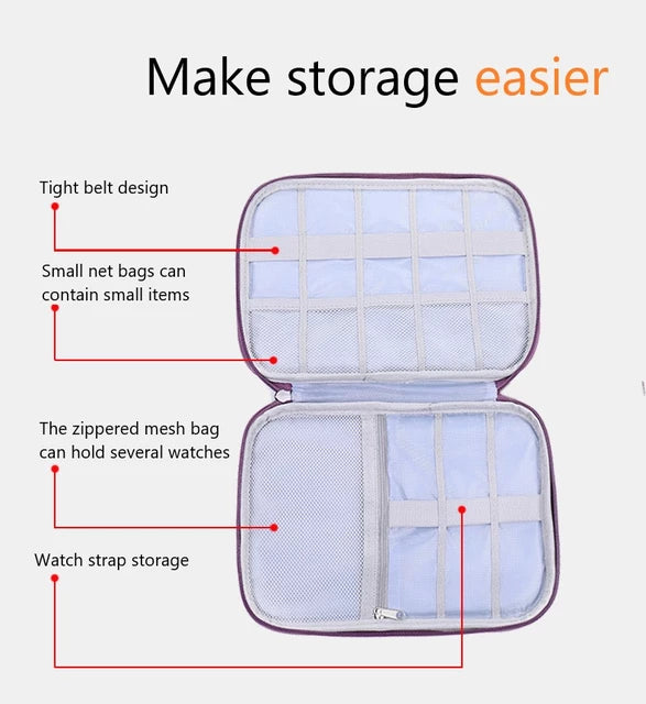 Black Watch Straps Storage Organizers