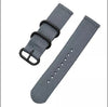 Nylon Sport Loop Zulu Band for 20 MM(Grey)