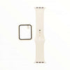 White Silicone Watch Band Case Protector Cover Strap - 41 MM