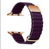 Ultra Luxury Leather Magnetic Band - 38/40/41 MM - Crimson Cherry