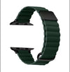 Ultra Luxury Leather Magnetic Band - 38/40/41 MM - Dark Green