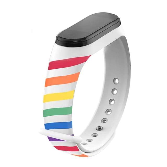 White Rainbow Candy Colorful for Mi Bands 5/6