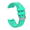 20mm Aqua Blue / Red Silicone straps for Samsung watch 4/5