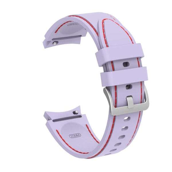 20mm Samsung silicone Straps - Lavender / Red