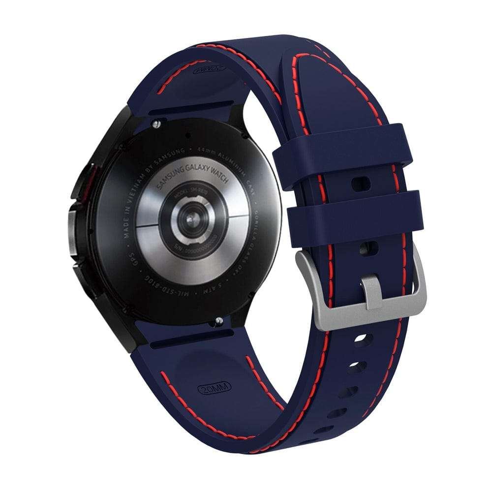 20mm Samsung silicone Straps - Blue / Red