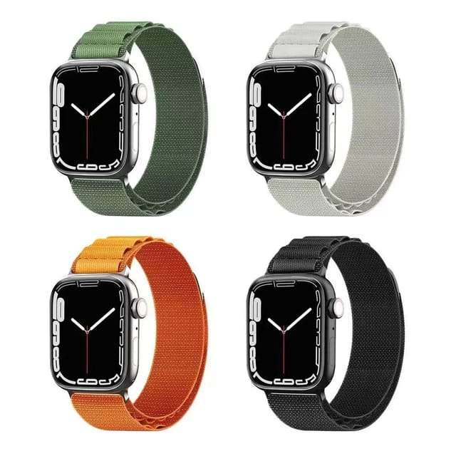 42/44/45/49 MM Star light White Alpine loop straps for Apple watches