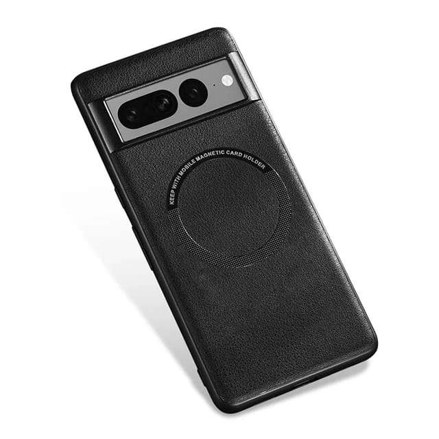 Black Slim Case Support Wireless Charging for Google Pixel 5/6/7 Series