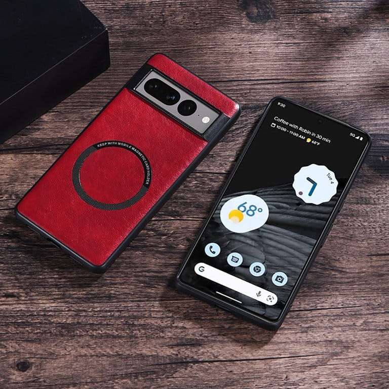 Black Slim Case Support Wireless Charging for Google Pixel 5/6/7 Series