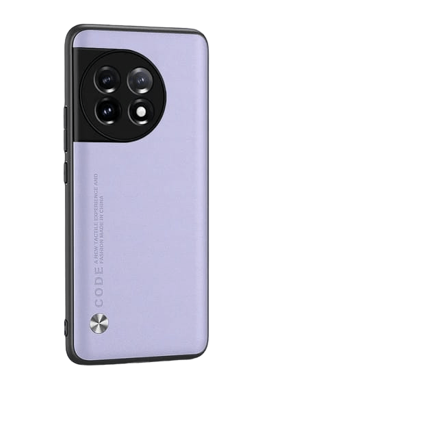 Purple PU Leather+TPU Slim Back Case for OnePlus 11