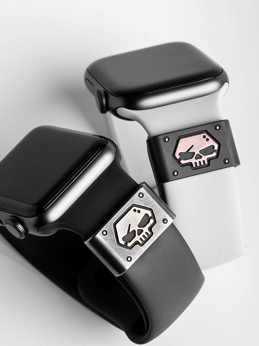Transparent with Silver Eagle Smart Watch Charms for Men