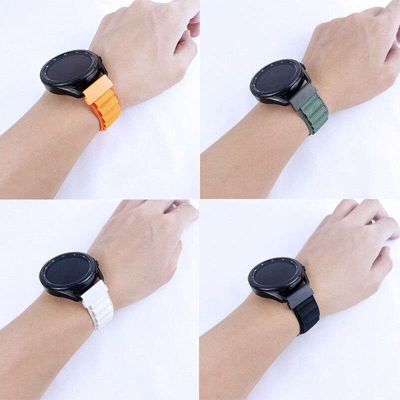 22 MM Black Alphine loop Universal Bands