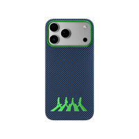Green Abbey Road 1969 - Intangible Cultural Heritage Bamboo Weave Kevlar Aramid Fiber iPhone (AIRITY Brand) Magnetic 17 Pro Phone Case
