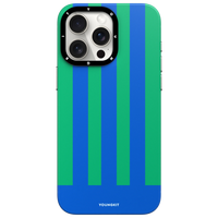 Youngkit Green Colorful Striped Piano Keys Magsafe case - iPhone 15 Pro