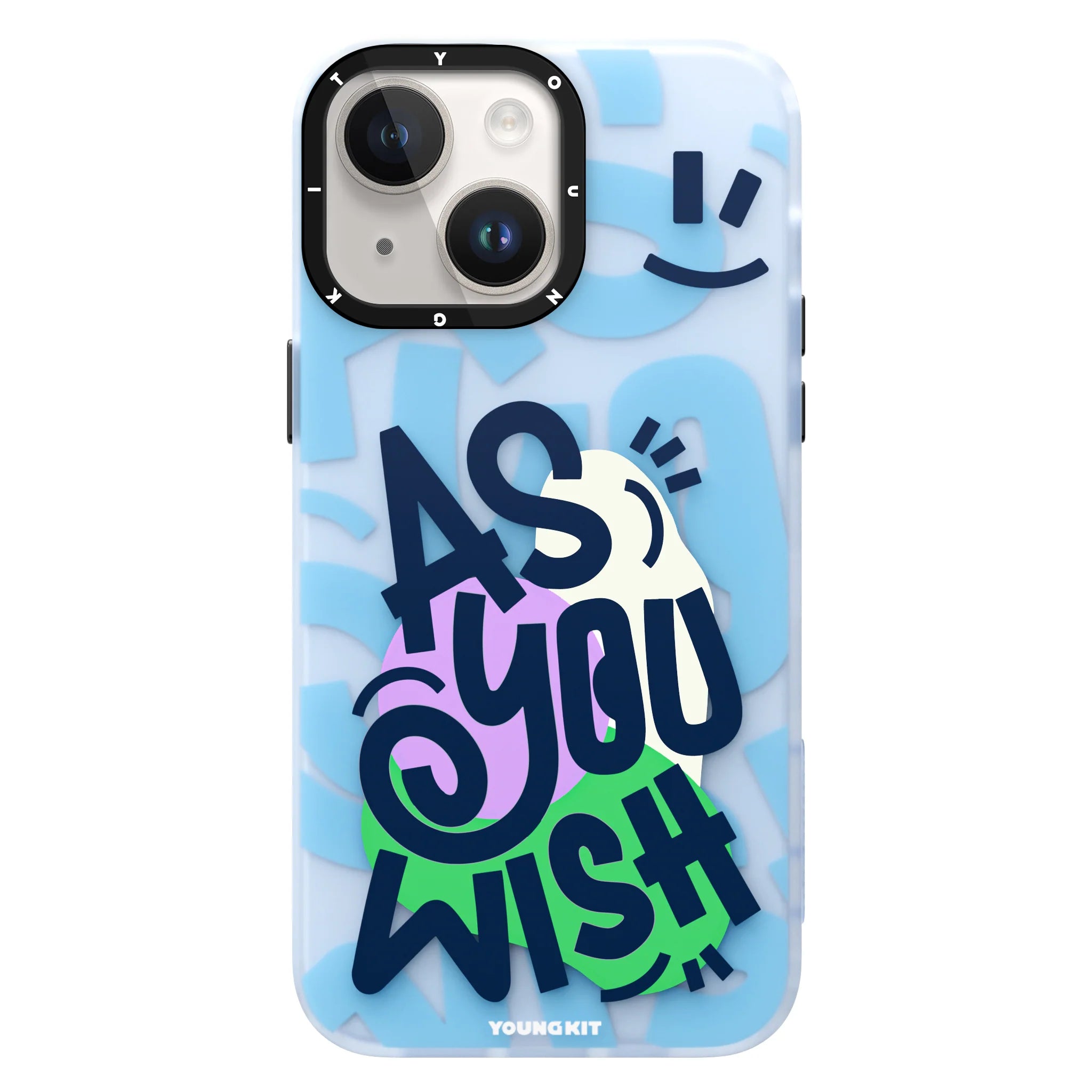 Youngkit Blue As you wish iphone cases - 12/12Pro/14Pro/14ProMax