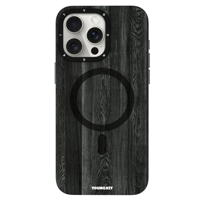 Youngkit Black woodland Magsafe case for iPhone 15 Promax