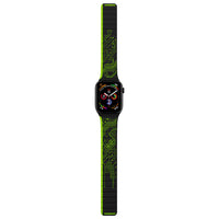 Green Youngkit Futuristic Circuit Silicone Magnetic Watch Band - 42/44/45/49 MM