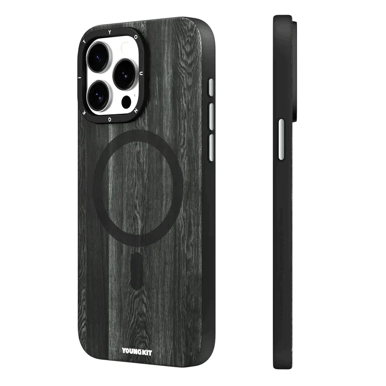 Youngkit Black woodland Magsafe case for iPhone 15 Promax