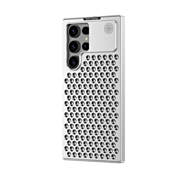 Silver Aero Mesh Pro Metallic Hybrid Case - Samsung S24 Ultra