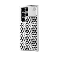 Silver Aero Mesh Pro Metallic Hybrid Case - Samsung S24 Ultra