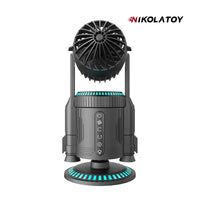 Creative Rocket Desktop Fan Ornaments Decorations Collection Science Discovery Toys - Silver